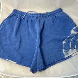 BDG blue sweatpants shorts size medium with pockets